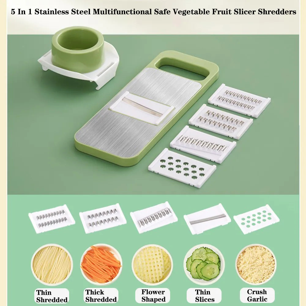 vegetable cutter and slicer with different heads