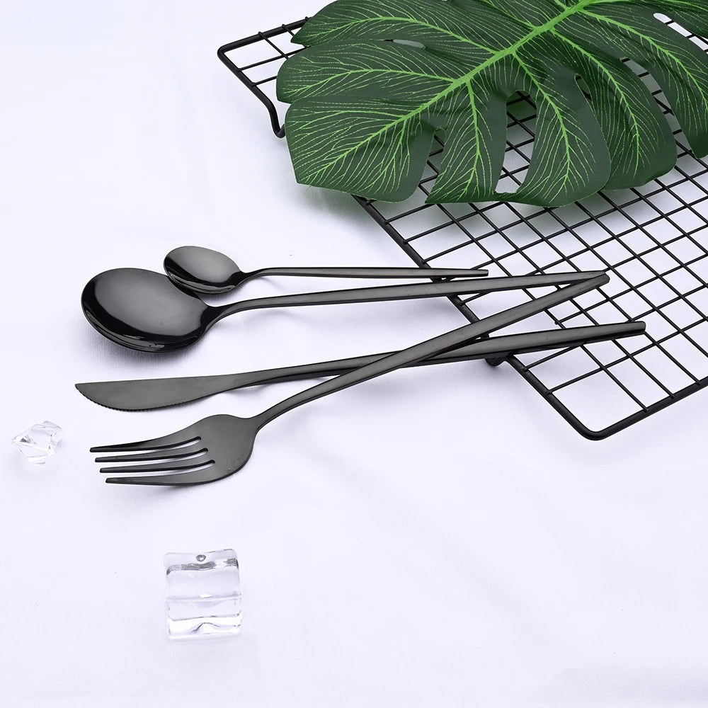 24 Piece Stainless Steel Cutlery Set