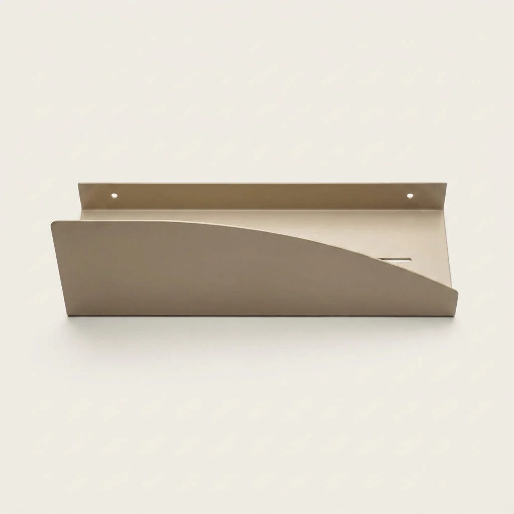 Repisa de pared de acero para baño, mediana, Torino
