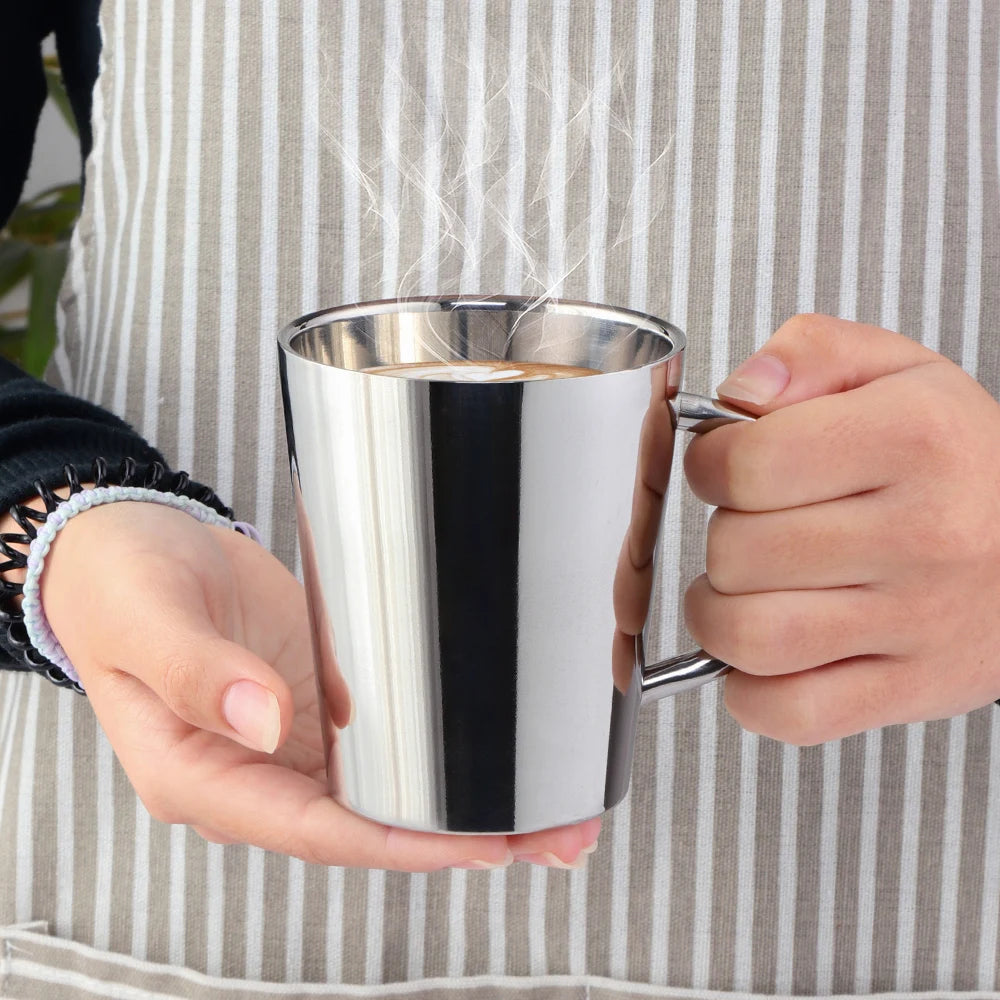 Double-Wall Stainless Steel Coffee Mug