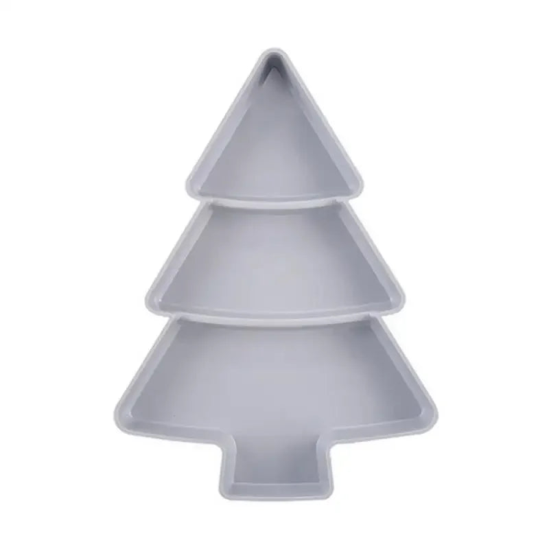 blue christmas tree tray