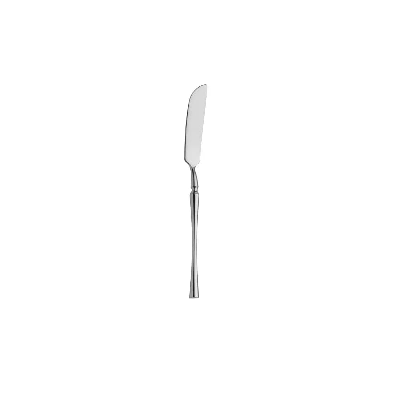 butter knife on white background