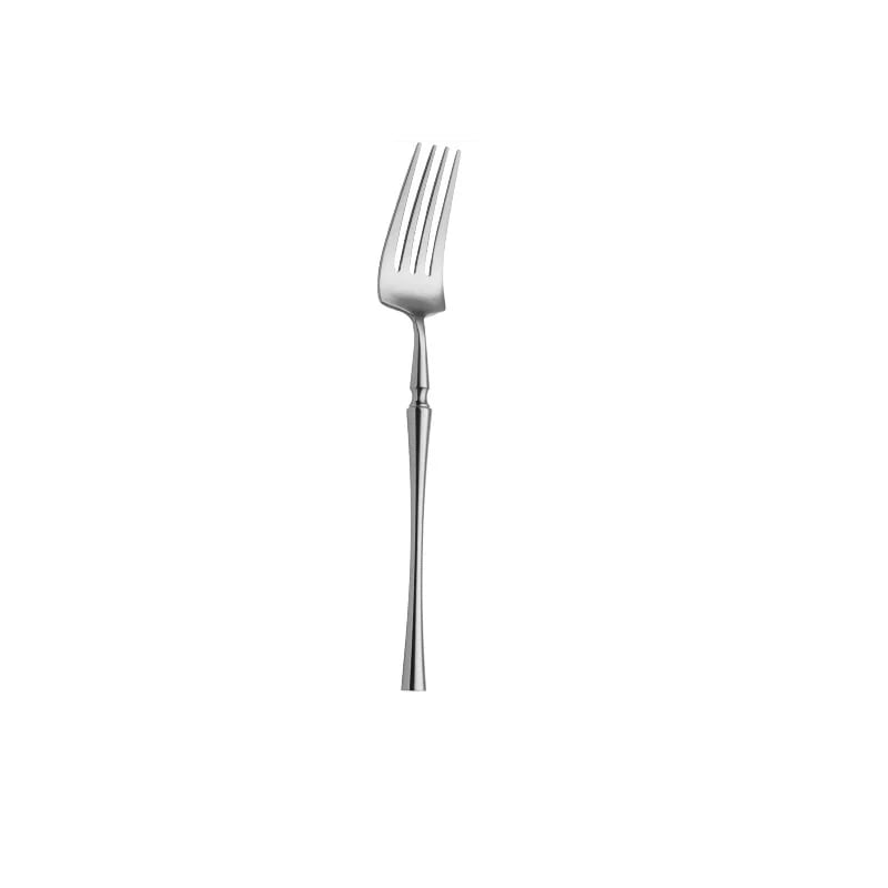 dessert fork on white background