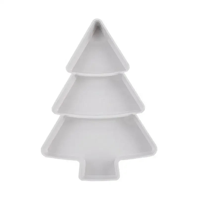 grey christmas tree tray