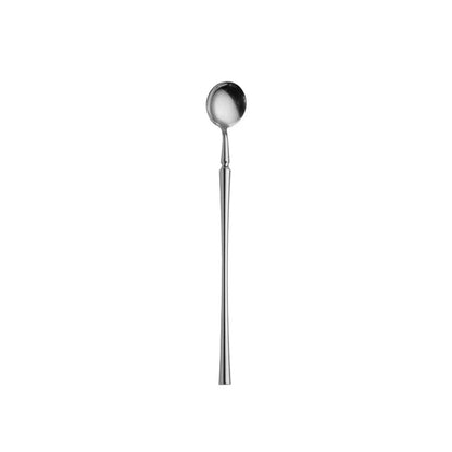 ice spoon on white background