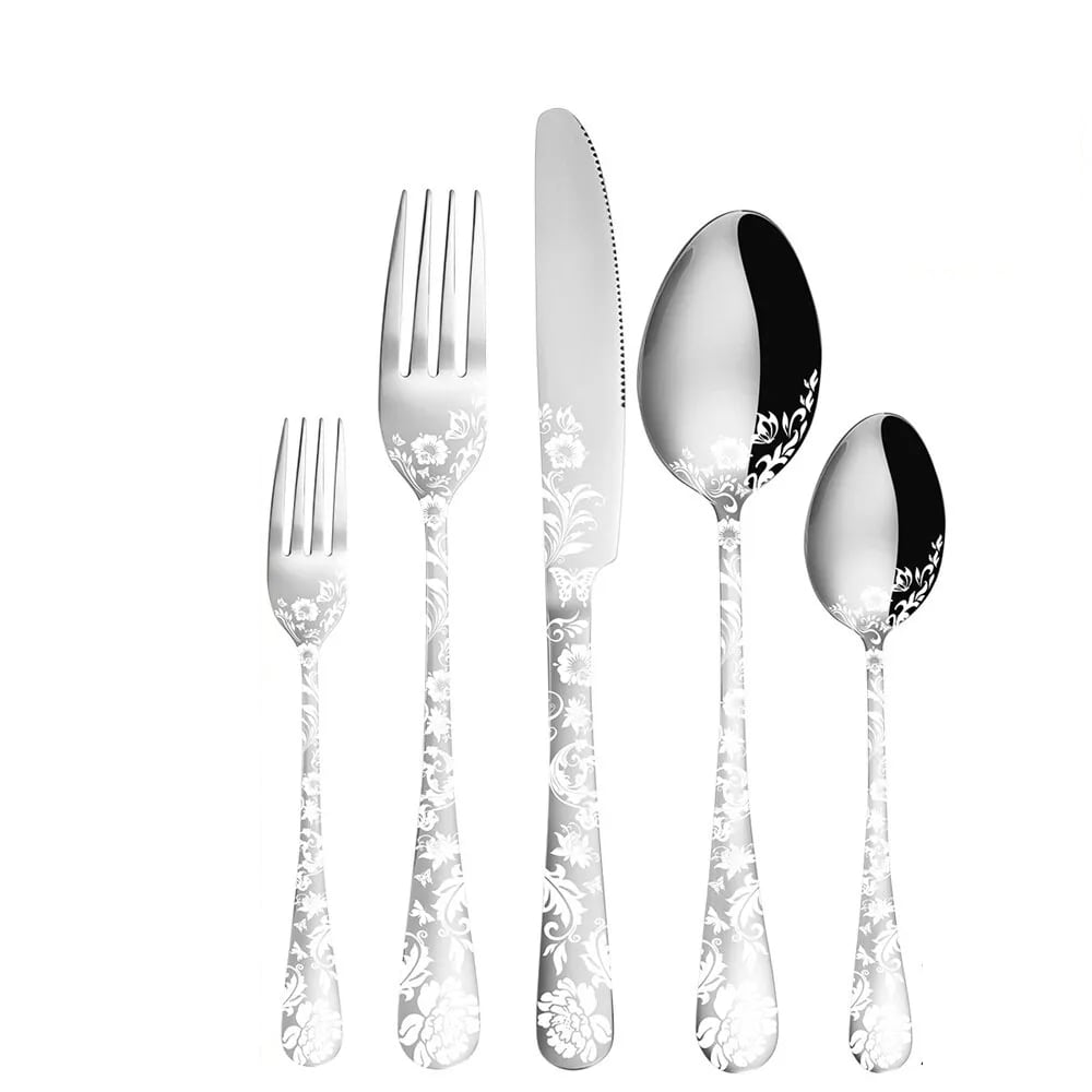 20 Piece Stainless Steel Tableware Set