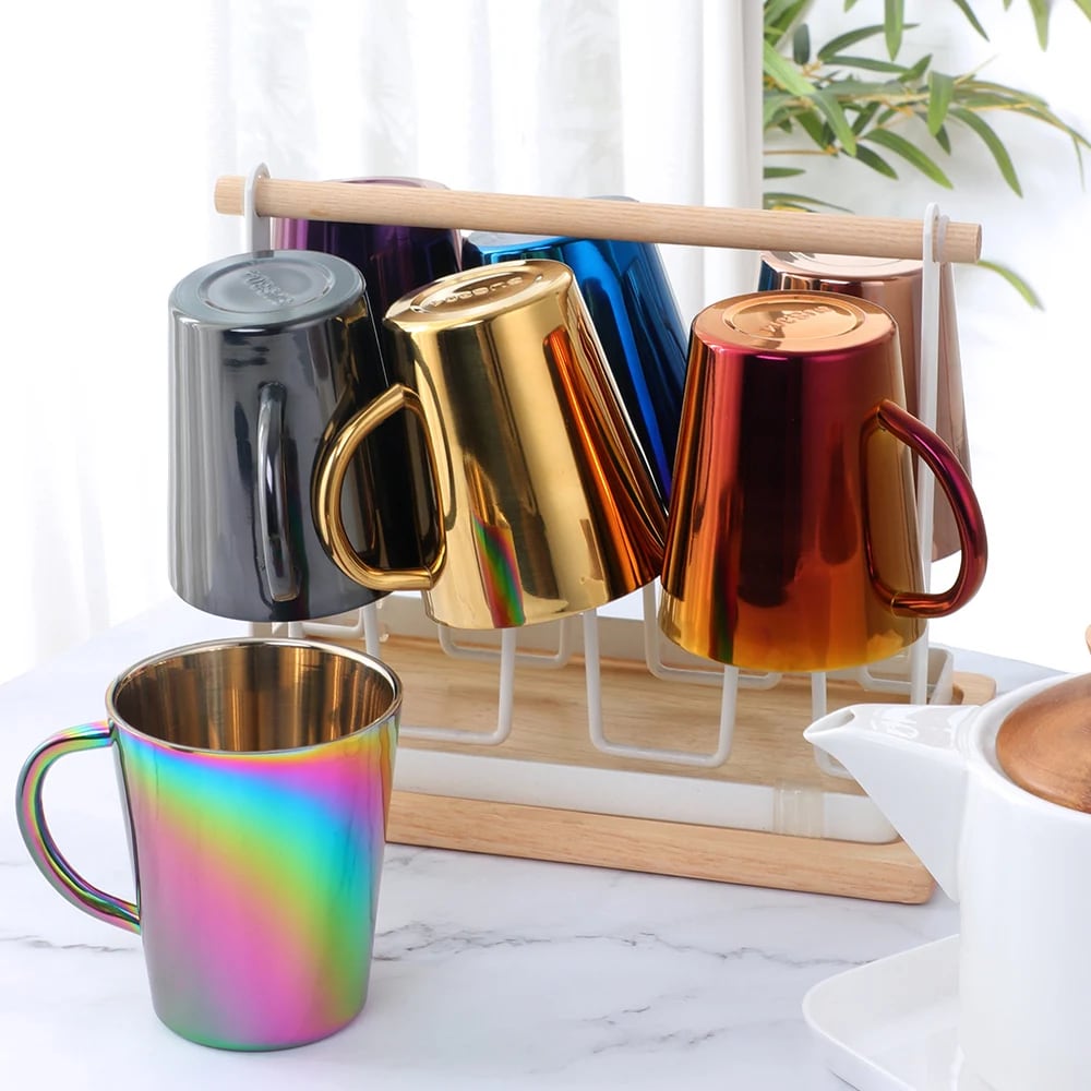 Double-Wall Stainless Steel Coffee Mug