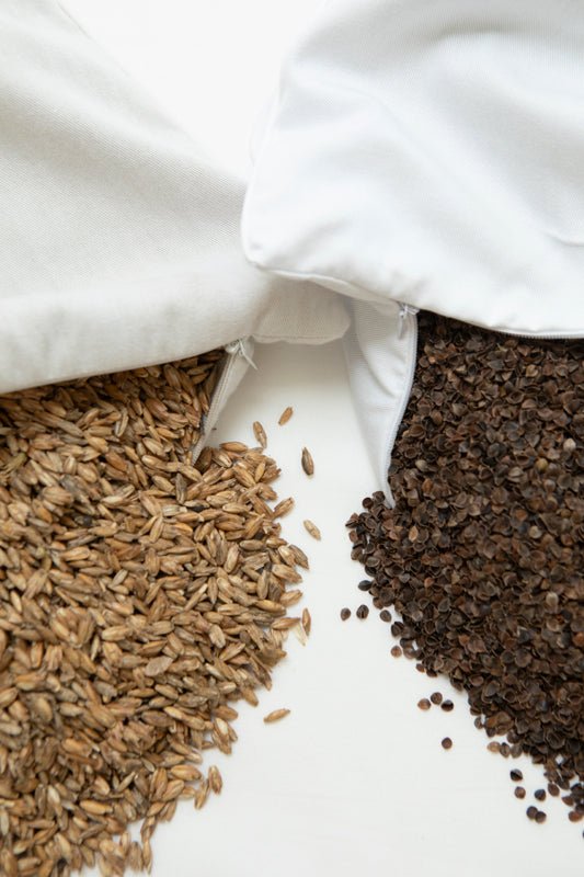 Almohada natural de trigo sarraceno y espelta Gran Confort, 45 × 60