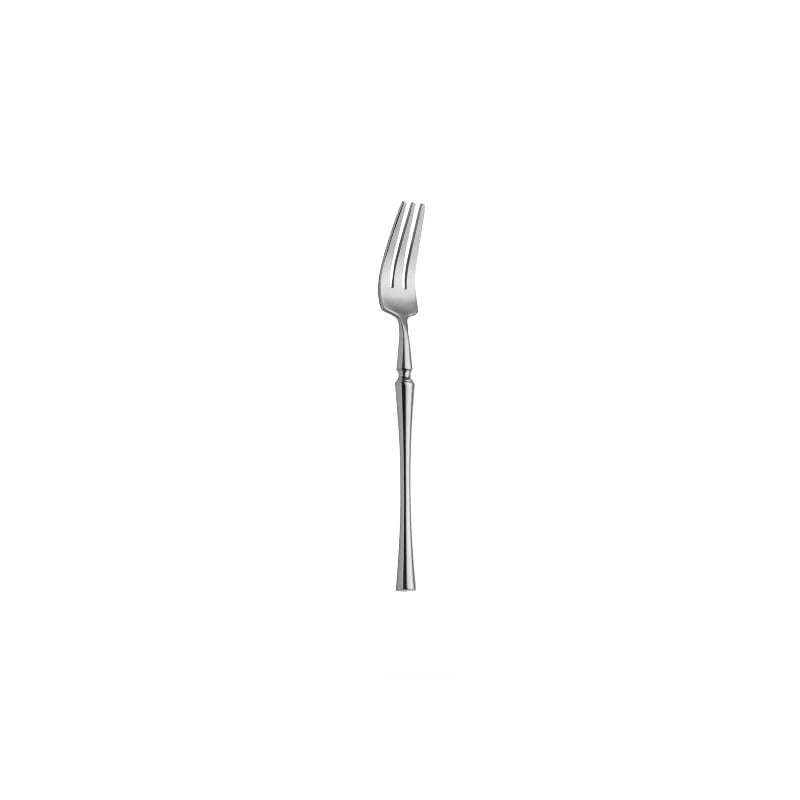 tea fork on white background